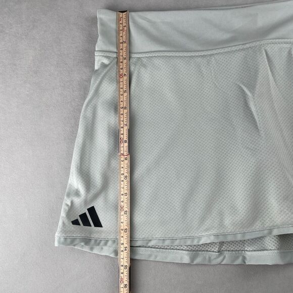 Adidas Club Skirt Womens XL Wonder Silver Tennis Skort AEROREADY Built-In Shorts - Picture 5 of 7